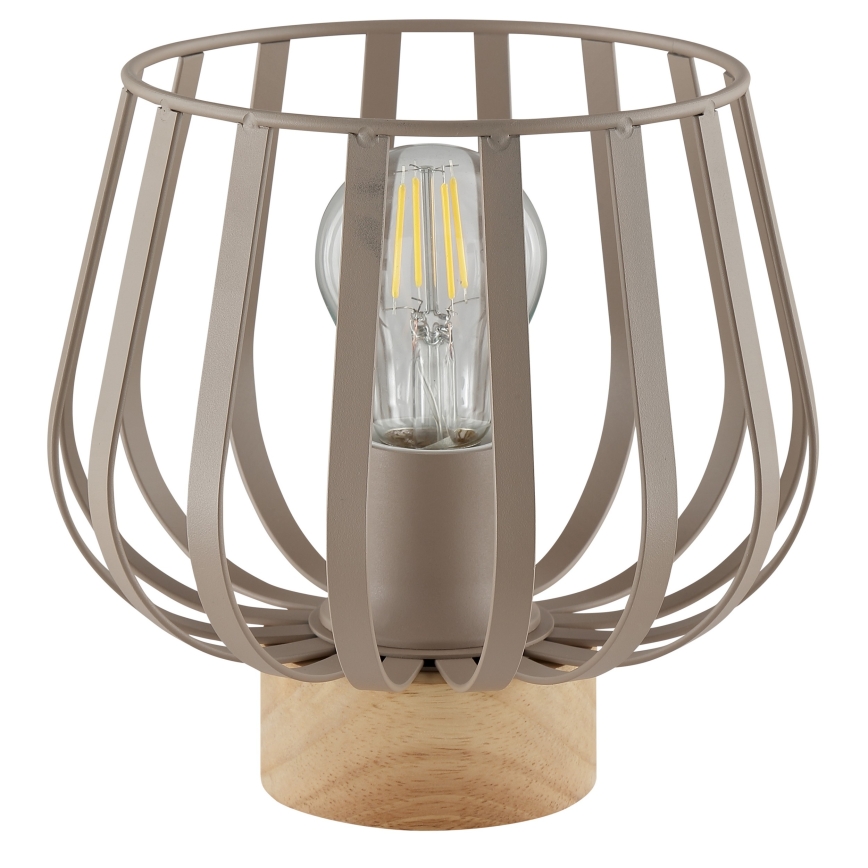 Brilliant - Stona lampa NORDIC CAGE 1xE27/20W/230V bež