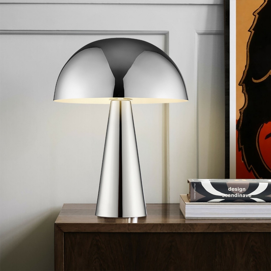 Brilliant - Stona lampa SIGRUN 1xE14/28W/230V sjajni hrom