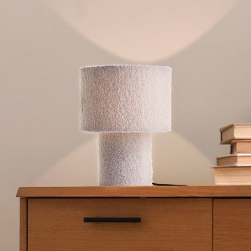 Brilliant - Stona lampa TEDDY 1xE27/20W/230V siva