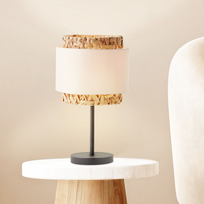 Brilliant - Stona lampa WATERLILLY 1xE27/60W/230V krem boje