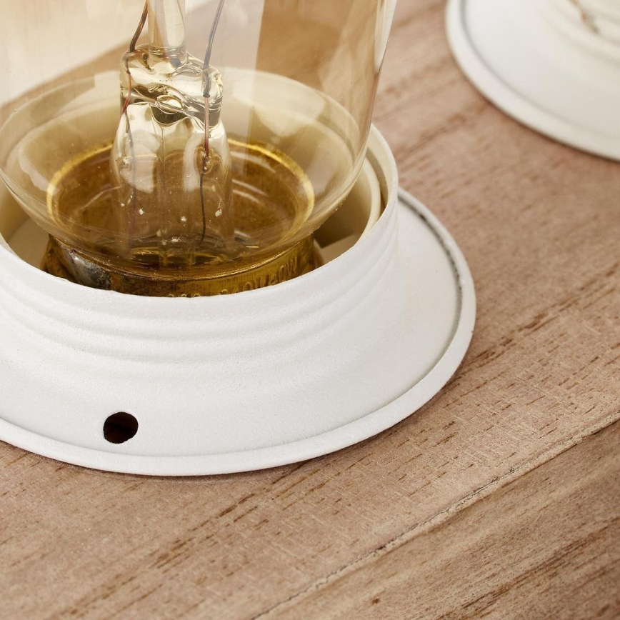 Brilliant - Stona lampa WHITEWOOD 4xE27/60W/230V