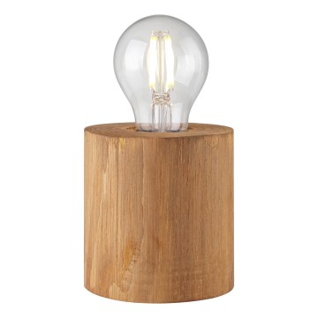 Brilliant - Stona lampa WOODRA 1xE27/20W/230V borovina