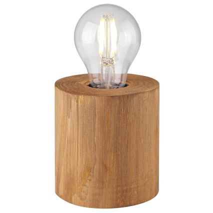 Brilliant - Stona lampa WOODRA 1xE27/20W/230V borovina