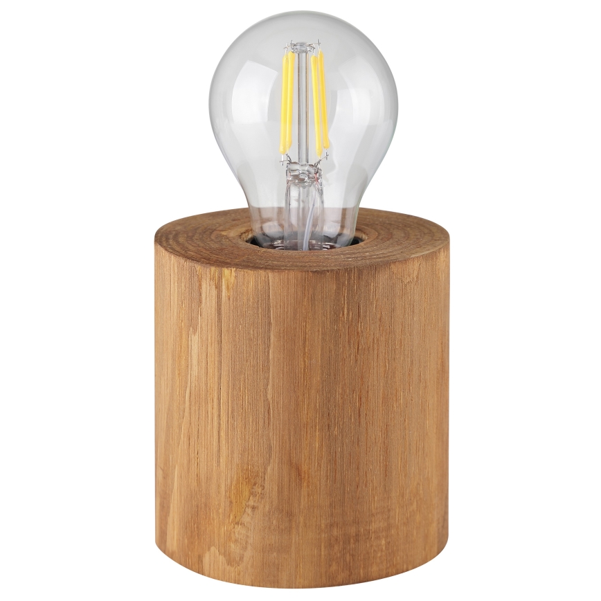 Brilliant - Stona lampa WOODRA 1xE27/20W/230V borovina