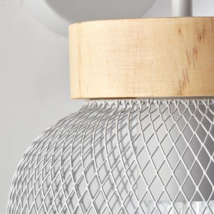 Brilliant - Zidna lampa GIADA 1xE27/40W/230V siva