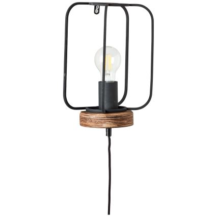 Brilliant - Zidna lampa TOSH 1xE27/52W/230V topola
