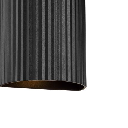 Brilliant - Zidna svetiljka UNDULA 2xGU10/10W/230V crna