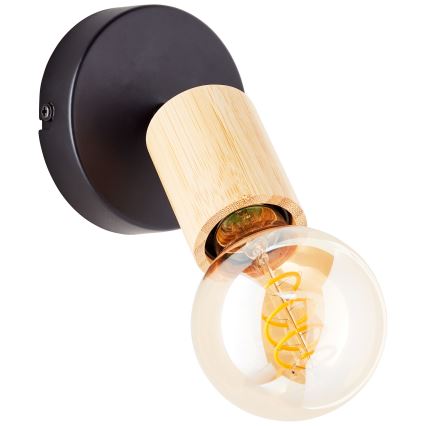 Brilliant - Zidni reflektor TIFFANY 1xE27/28W/230V bambus