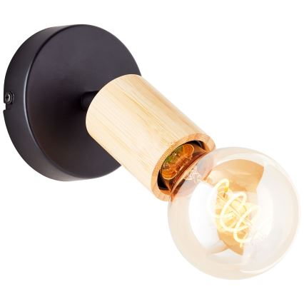 Brilliant - Zidni reflektor TIFFANY 1xE27/28W/230V bambus