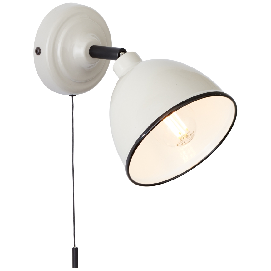 Brilliant - Zidno reflektorsko svetlo TELIO 1xE14/28W/230V sivo