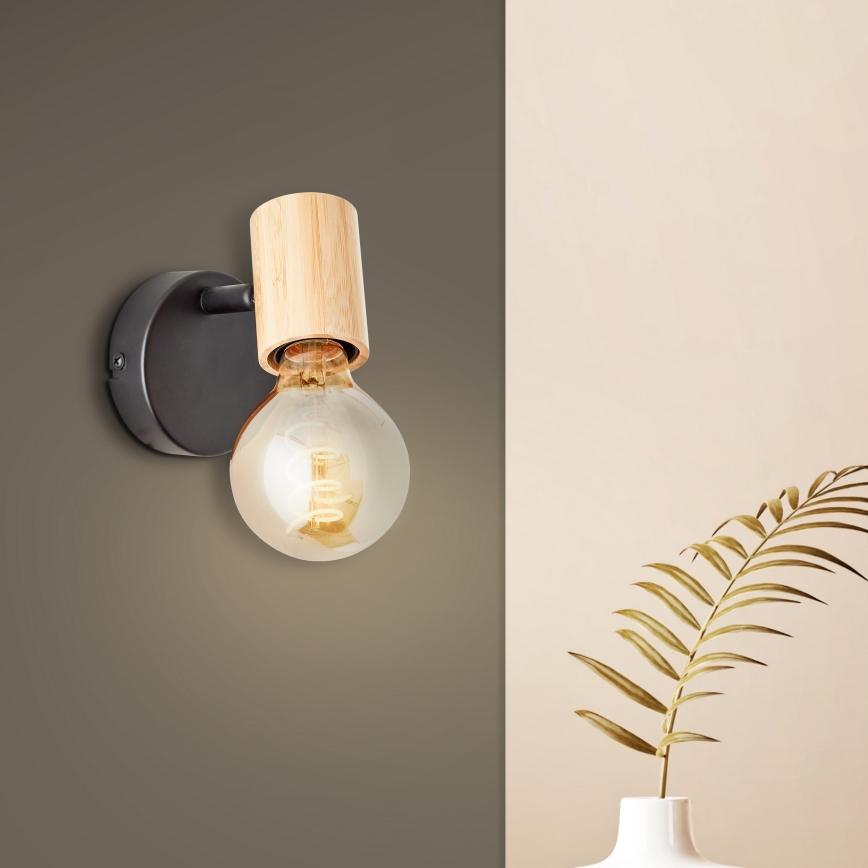 Brilliant - Zidno spot svetlo KERRY 1xE27/40W/230V bambus