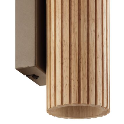 Brilliant - Zidno svetlo LAKEWOOD 2xGU10/10W/230V braon
