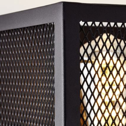 Brilliant - Zidno svetlo MAZE 1xE27/40W/230V crna