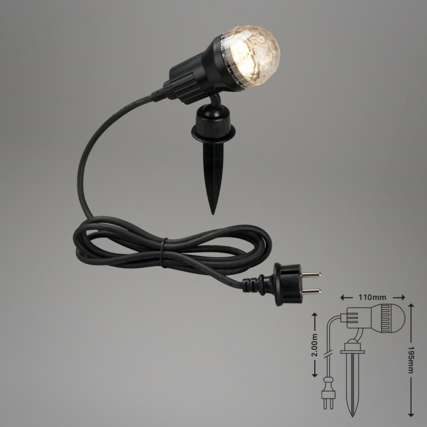 Brilo 3078-015 - LED spoljna svetiljka TERRA 1xGU10/3W/230V IP44
