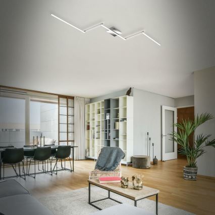 Brilo 3737-018 - LED prigušiva stropna svetiljka SMART LED/24W/230V 3000-6500K Wi-Fi Tuya + daljinski upravljač
