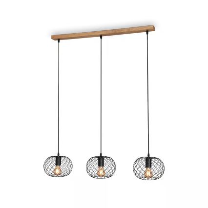 Brilo 4037-035 - Luster na sajli WINKI 3xE27/40W/230V