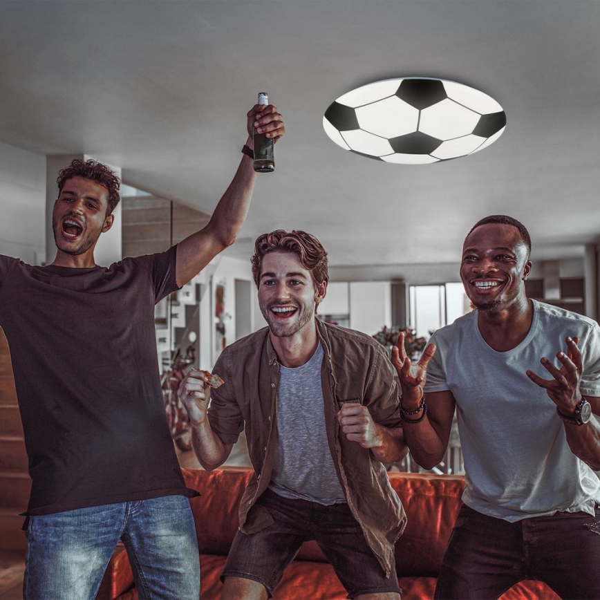 Brilo - Dečije LED plafonsko svetlo FOTBALL LED/12W/230V