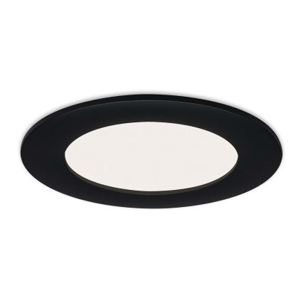 Brilo - KOMPLET 3x LED kupatilsko ugradno svetlo FLAT LED/6W/230V IP44 crno