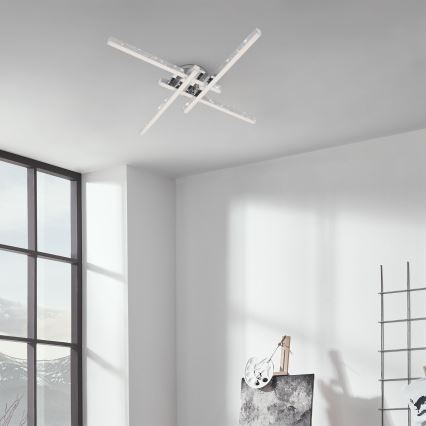 Brilo - LED plafonski luster REY 4xLED/5W/230V sjajni hrom