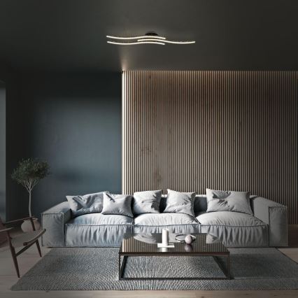 Brilo - LED plafonsko svetlo LED/19W/230V 3000K crno