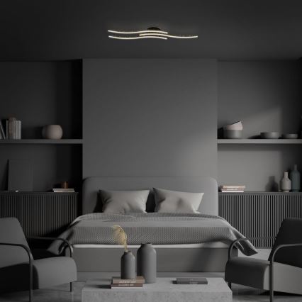 Brilo - LED plafonsko svetlo LED/19W/230V 3000K crno