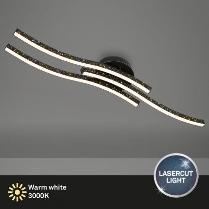 Brilo - LED plafonsko svetlo LED/19W/230V 3000K crno