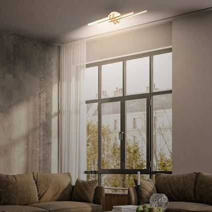 Brilo - LED plafonsko svetlo TINKA LED/21W/230V 3000K bakarna