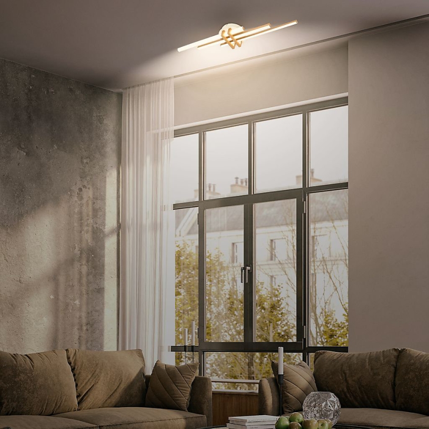 Brilo - LED plafonsko svetlo TINKA LED/21W/230V 3000K bakarna