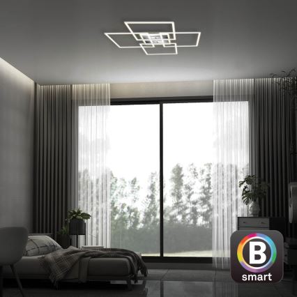 Brilo - LED prigušiva prislonjena plafonska lampa FRAME LED/50W/230V 2700-6500K Wi-Fi Tuya + daljinsko upravljanje