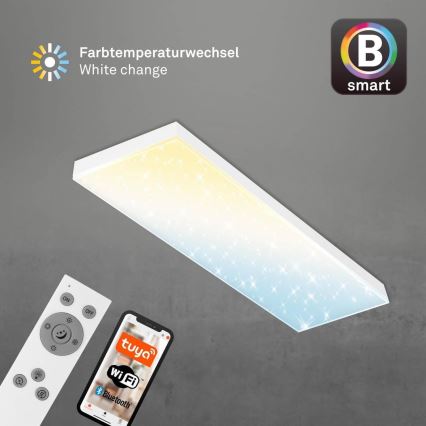 Brilo - LED prigušiva nadgradni panel FRAMELESS LED/28W/230V 3000-6500K Wi-Fi Tuya + daljinski upravljač