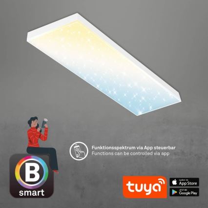 Brilo - LED prigušiva nadgradni panel FRAMELESS LED/28W/230V 3000-6500K Wi-Fi Tuya + daljinski upravljač