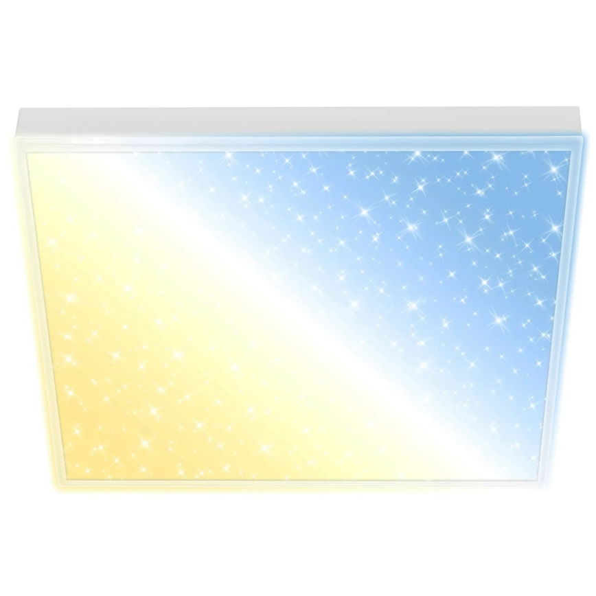Brilo - prigušiva LED površinski panel/21W/230V 3000-6500K 38x38 cm + daljinski upravljač