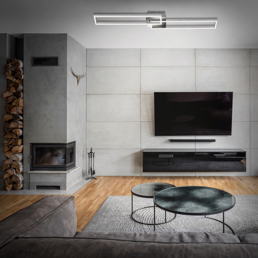 Brilo - LED prigušiva plafonska lampa FRAME 2xLED/20W/230V 2700-5000K + daljinski upravljač