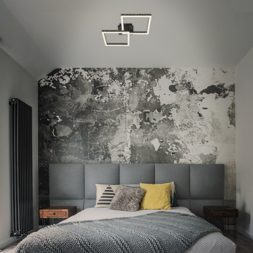 Brilo - LED prigušiva plafonska lampa FRAME 2xLED/9W/230V