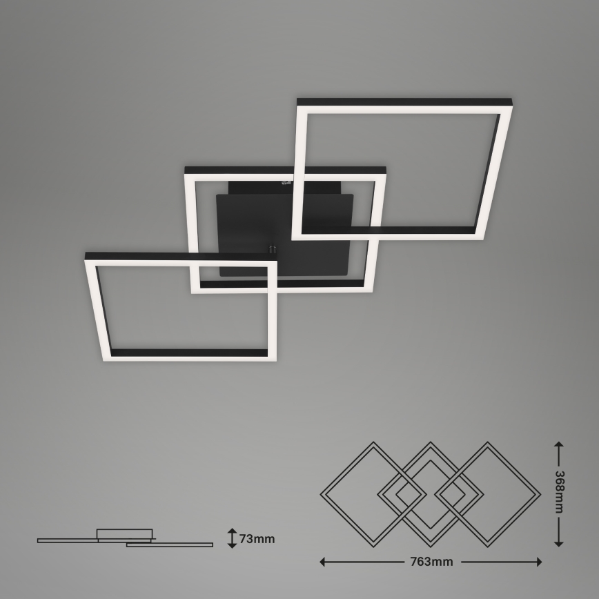 Brilo - LED prigušiva plafonska svetiljka FRAME LED/30W/230V