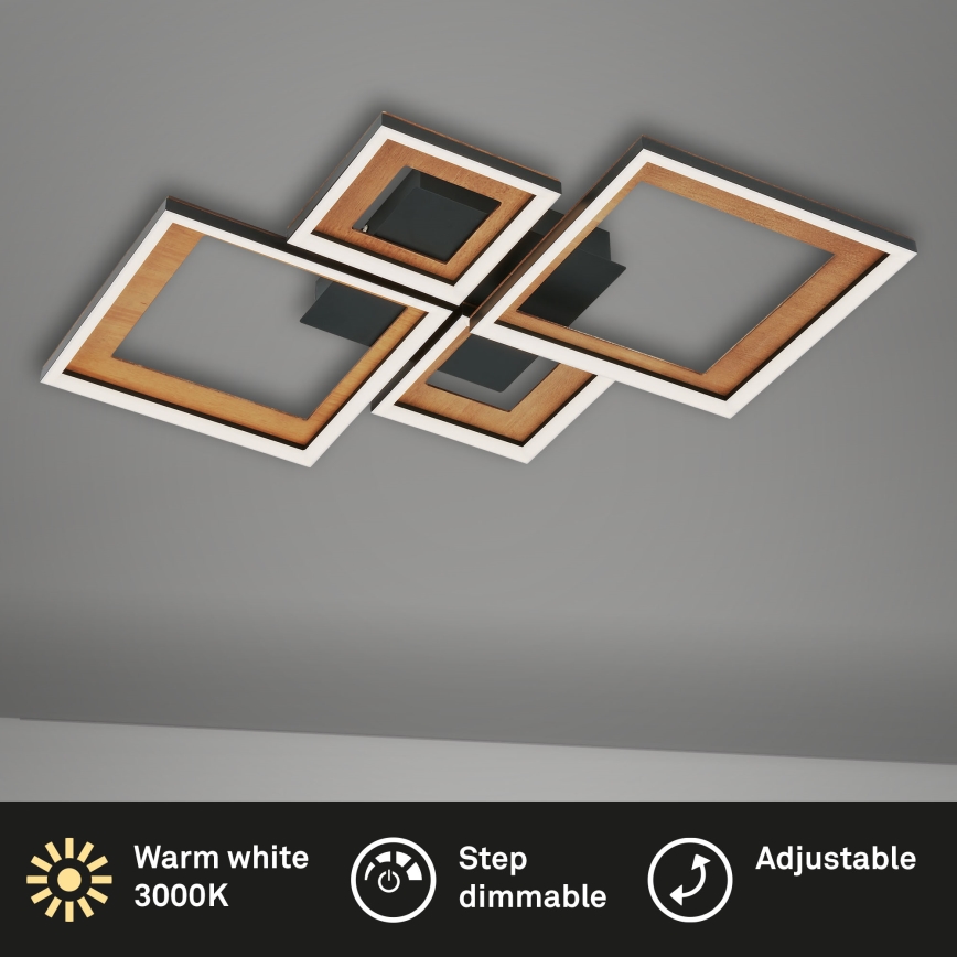 Brilo - LED prigušiva plafonska svetiljka FRAME LED/38W/230V