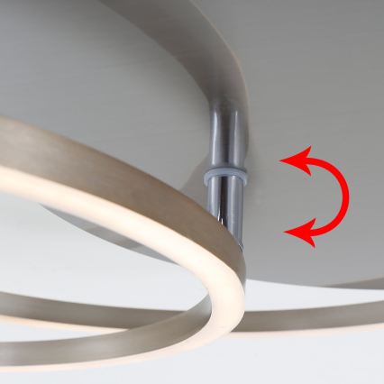 Brilo - LED prigušiva plafonska svetiljka FRAMES LED/14W/230V + LED/22W 3000K