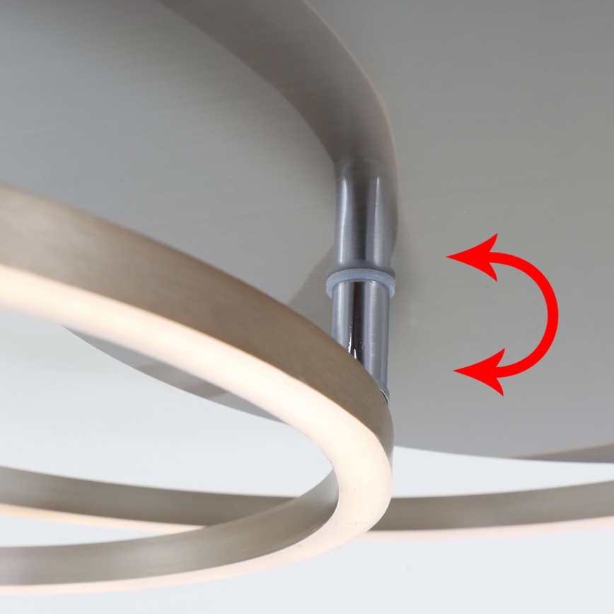 Brilo - LED prigušiva plafonska svetiljka FRAMES LED/14W/230V + LED/22W 3000K