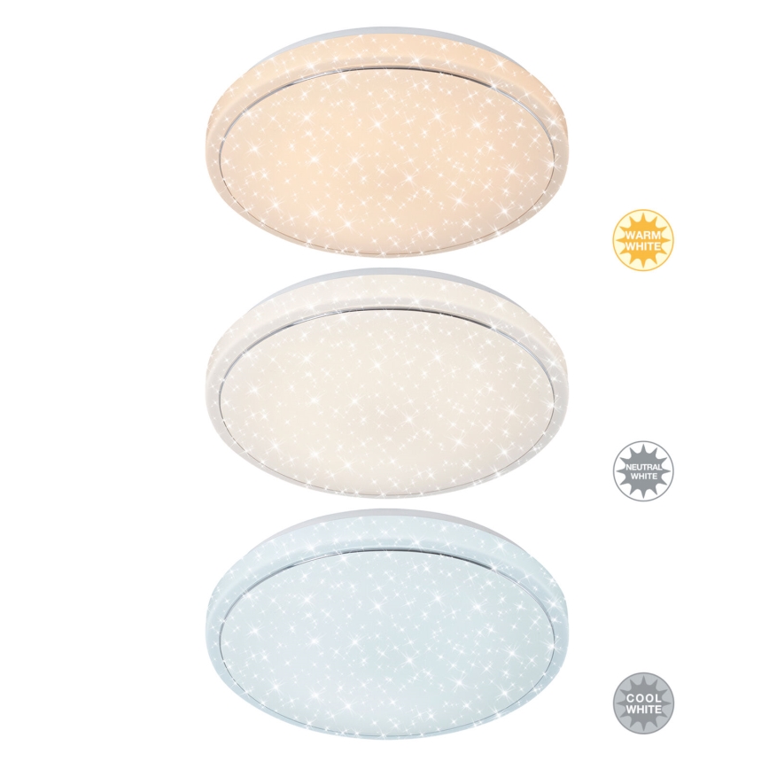 Brilo - LED prigušiva plafonska svetiljka STARRY SKY LED/18W/230V 3000-6500K + daljinski upravljač