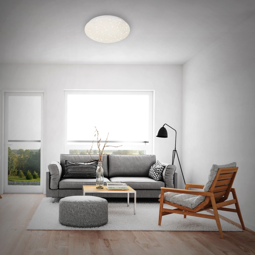 Brilo - LED prigušiva stropna svetiljka STARRY SKY LED/22W/230V 3000-6000K + daljinski upravljač