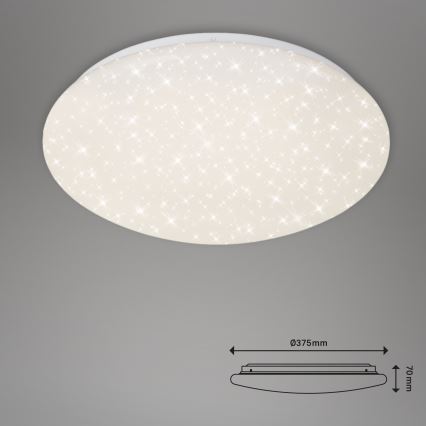 Brilo - LED prigušiva stropna svetiljka STARRY SKY LED/22W/230V 3000-6000K + daljinski upravljač