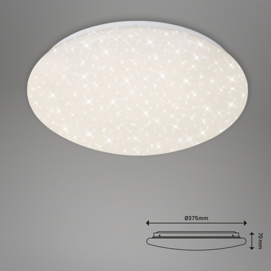 Brilo - LED prigušiva stropna svetiljka STARRY SKY LED/22W/230V 3000-6000K + daljinski upravljač