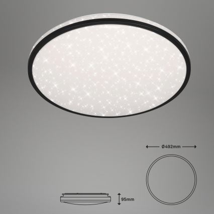 Brilo - LED prigušiva stropno svetlo STARRY SKY LED/48W/230V 3000-6000K + daljinski upravljač