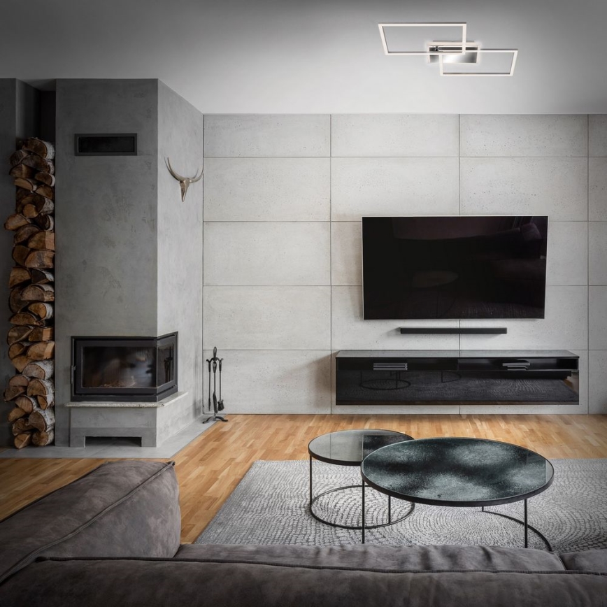 Brilo - LED prigušiva plafonska lampa FRAME 2xLED/20W/230V 2700-6500K + daljinski upravljač