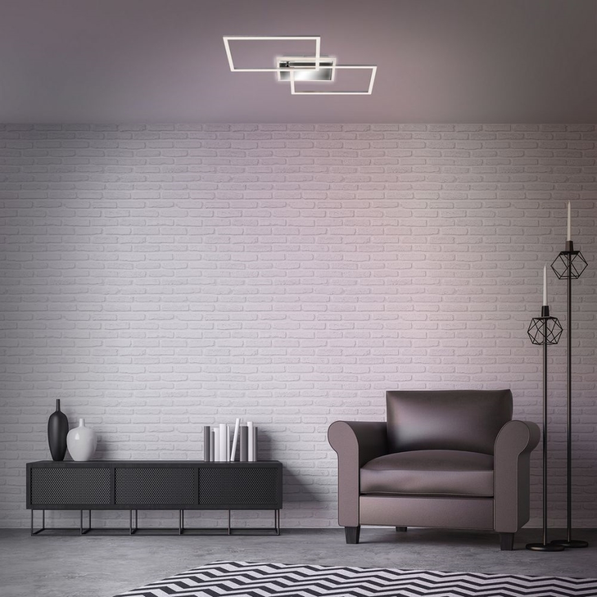 Brilo - LED prigušiva plafonska lampa FRAME 2xLED/20W/230V 2700-6500K + daljinski upravljač