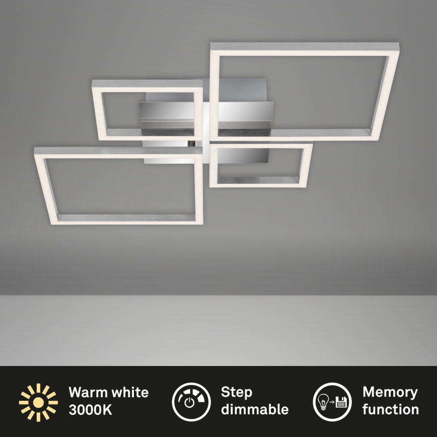 Brilo - LED prigušiva plafonski luster FRAME LED/44W/230V
