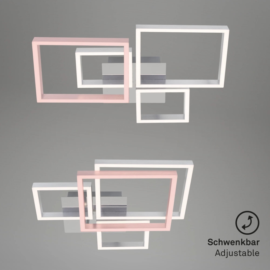 Brilo - LED prigušiva plafonski luster FRAME LED/44W/230V