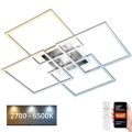 Brilo - LED prigušiva prislonjena plafonska lampa FRAME LED/50W/230V 2700-6500K Wi-Fi Tuya + daljinsko upravljanje