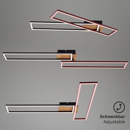 Brilo - LED prigušiva plafonski luster FRAME 2xLED/20W/230V 2700-5000K + daljinski upravljač