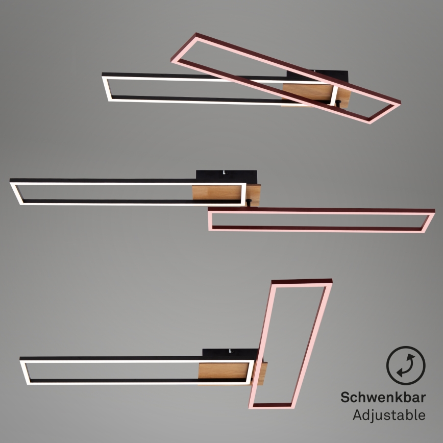 Brilo - LED prigušiva plafonski luster FRAME 2xLED/20W/230V 2700-5000K + daljinski upravljač